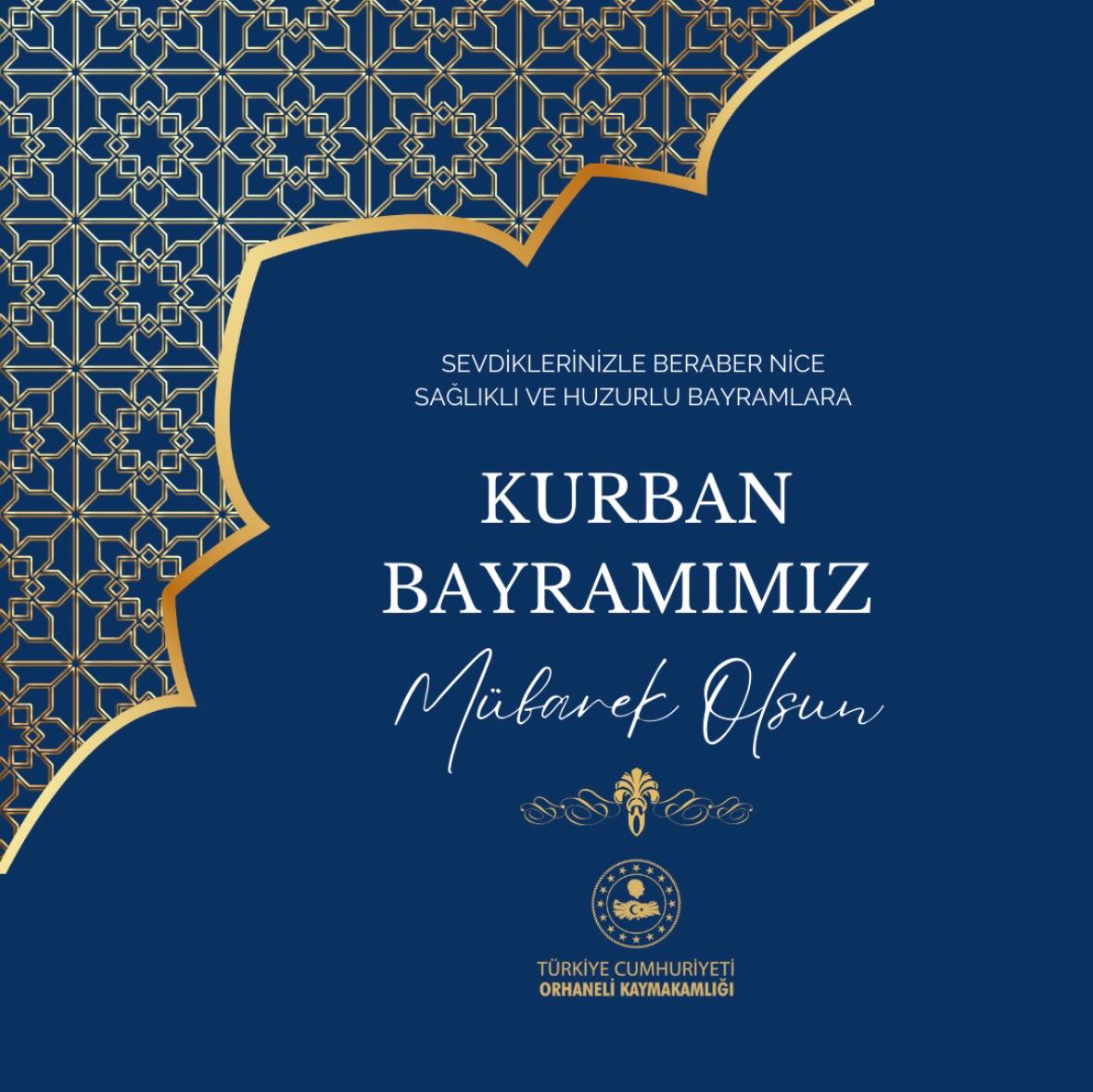 Kaymakamımız Sn. Muhammed Furkan TUNA'nın Kurban Bayramı Mesajı